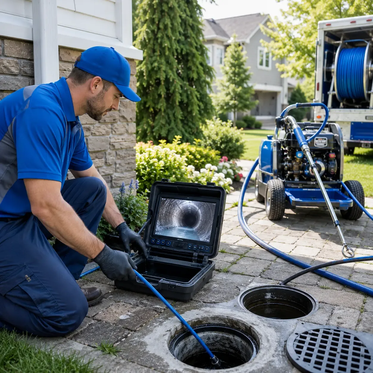 Outdoor drain cleaning professionals serving Hortonville, NY